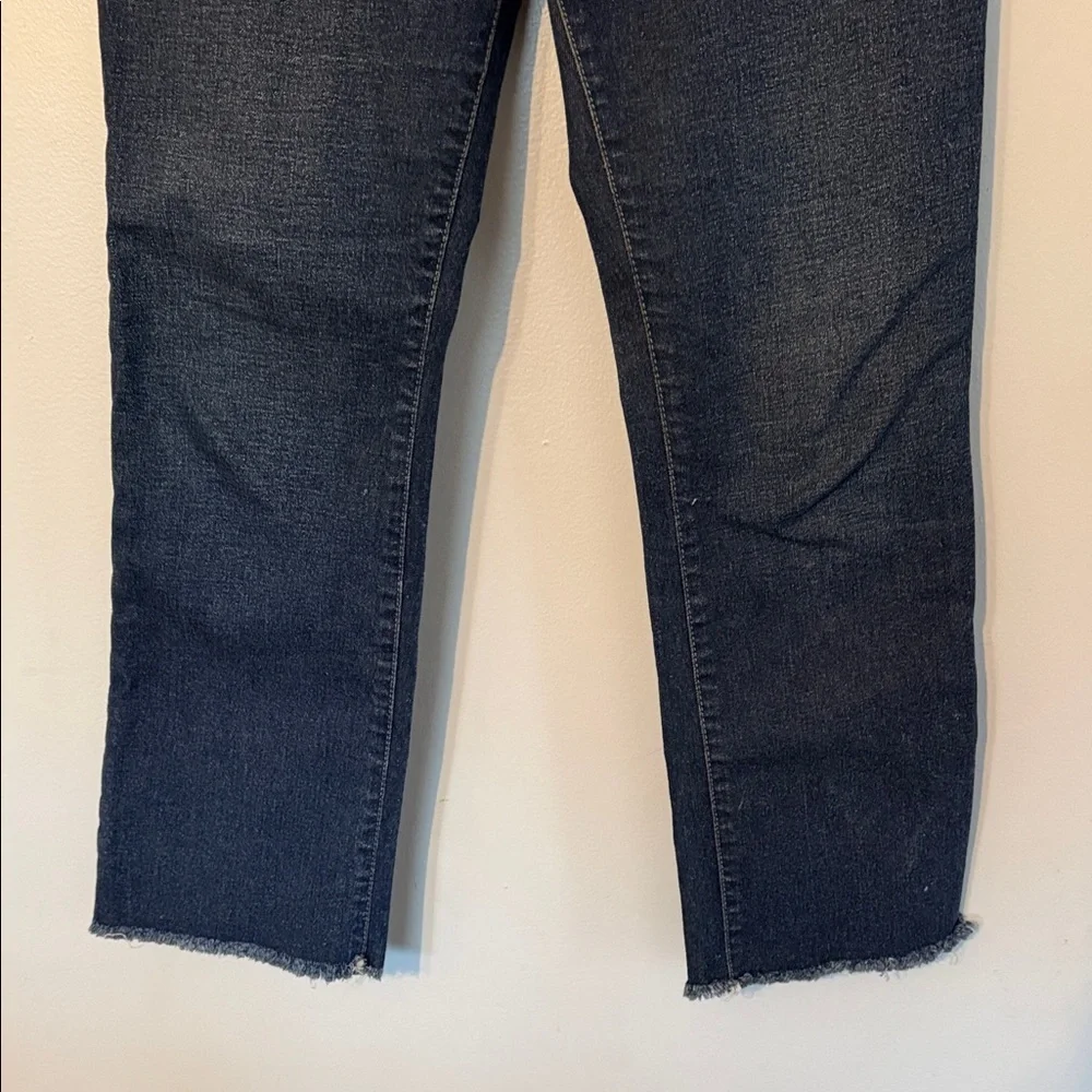 Pistola Dark Wash High Rise Cropped Straight Leg Jeans - Picture 3 of 7
